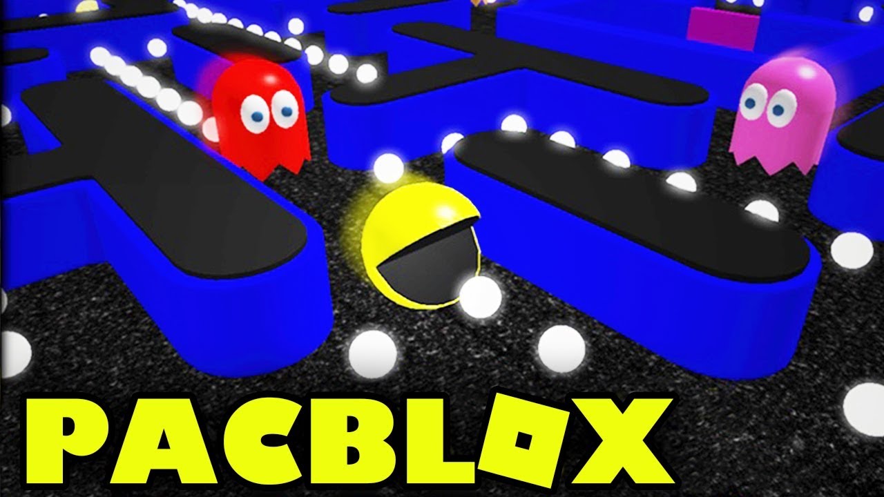 Pacman Game In Roblox Pacblox Youtube - pac blox roblox vídeo roblox
