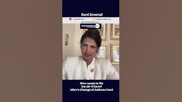 How to File AR-11 Form: Who Needs to Submit the Alien’s Change of Address Card?