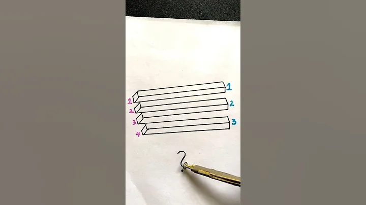 3 or 4 illusion…#shorts #youtubeshorts #viral #trending #art #satisfying #illusion