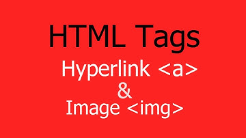 How to Use HTML Hyperlink and Image Tags for website - Hindi/Urdu