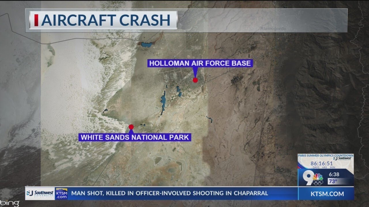 Holloman AFB: Fighter jet crashes at White Sands National Park