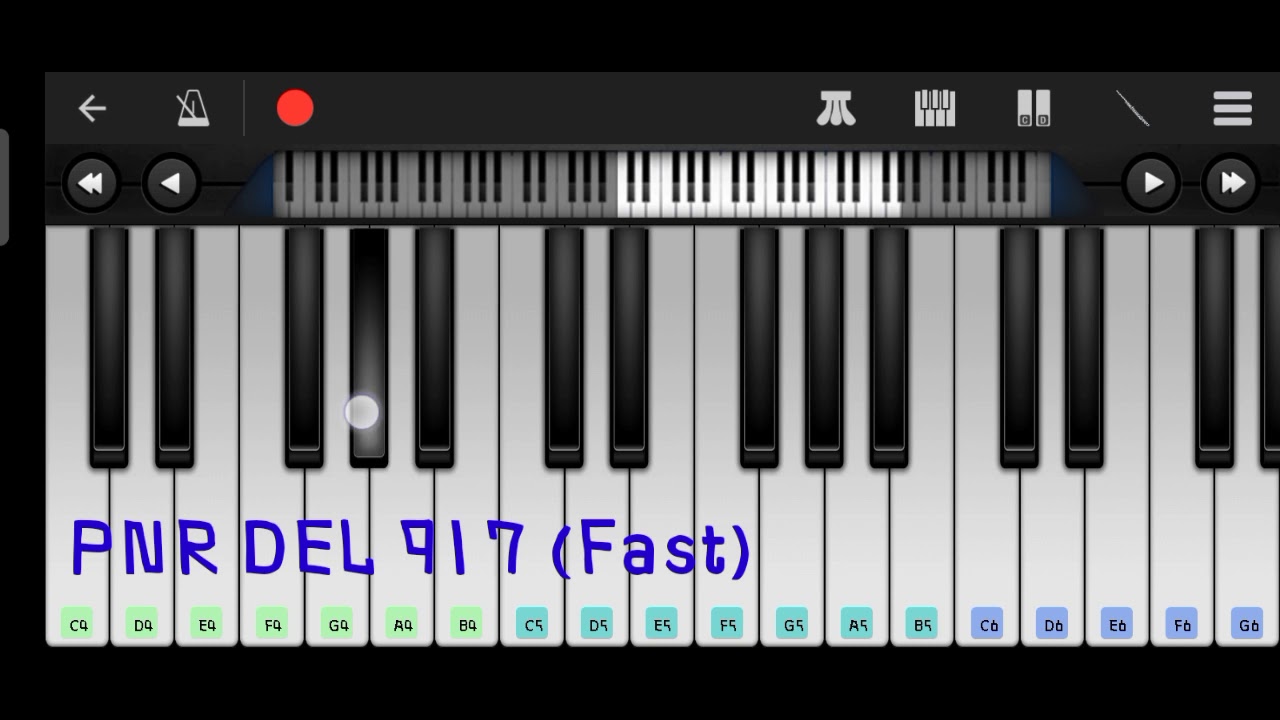 PNR Train horns in Piano. (DEL/DMU/DHMU/DHL)