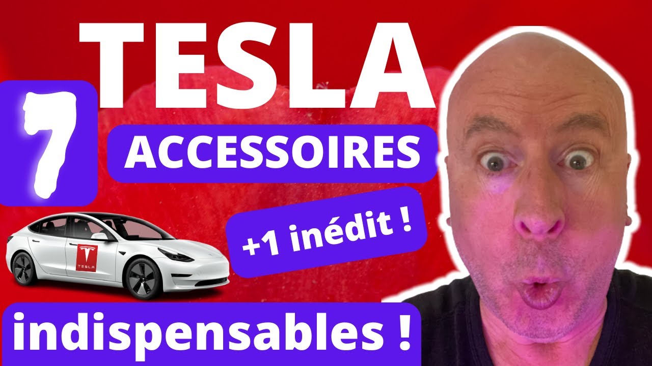 Top 7 des Accessoires pour Tesla model 3 ! [Un accessoire Tesla model 3  offert pour un abonné] 