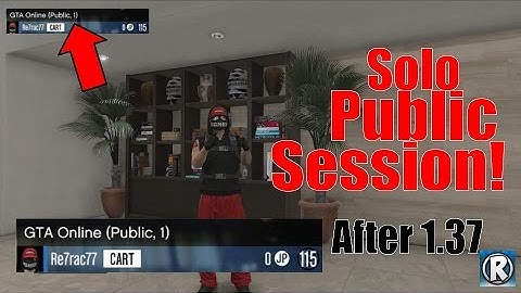 GTA V Online Solo Public Session! - After Patch 1.37 - Grand Theft Auto 5