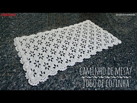 Caminho de Mesa ou Jogo de cozinha / Cris Benvenuto