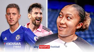 Lionel Messi or Prime Eden Hazard? | Quickfire Questions with Chelsea's Lauren James!