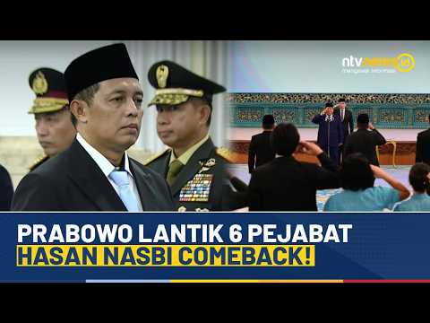 Presiden Prabowo Lantik 6 Pejabat, Jumhur Menteri hingga Hasan Nasbi Comeback | NTV NOW!