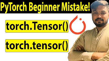 torch.tensor() vs torch.Tensor() Explained — PyTorch Beginner Mistake!