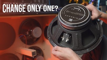Changing 1 Speaker in a 4x12 Cabinet Makes a BIG Difference!