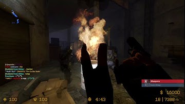 Counter-Strike Zombie Escape Mod, CS Source, Map: ze_SURVIVORS, Level 3