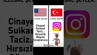 Amerikada Illegal Şeyler Vs Türkiyede Illegal Şeyler