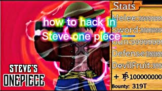 How to hack Steve one piece in mobile hoho hub