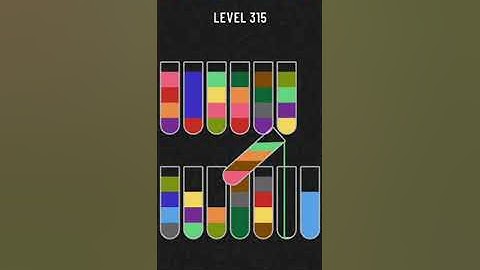 Water Sort Puzzle Level 315 Walkthrough Solution Android/iOS 💦