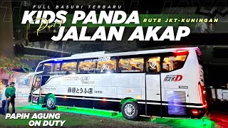 FULL BASURI❗BEGINI TUNGGAL JAYA KIDS PANDA JALAN AKAP❓ JKT KUNINGAN NAIK BIS ARTIS PART 1