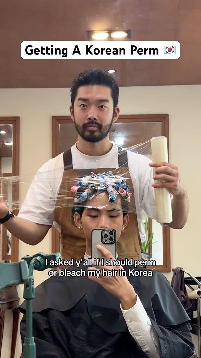 The best hair salon for men’s perm in Korea 🙌🏻