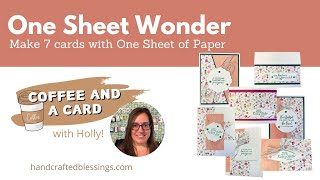 Use Your 12' x 12' Paper with this One Sheet Wonder Template