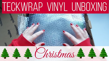 HUGE CHRISTMAS Teckwrap Craft and HTV Vinyl Unboxing