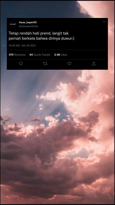 story WhatsApp 30 detik||story wa kekinian||tetep rendah hati prend