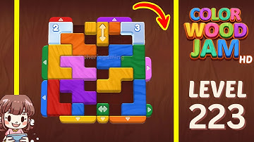 Color Wood Jam Level 223 Solution Walkthrough