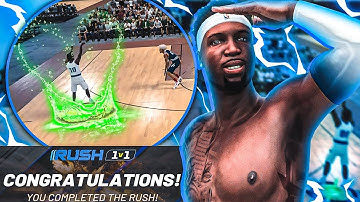 THIS BUILD IS UNGUARDABLE! MY SPEEDBOOSTING DEMIGOD DOMINATED THE RUSH 1v1 EVENT ON NBA 2K20!
