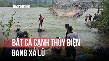Thủy điện Trị An đang xả lũ, vẫn liều lĩnh mang chài lưới chờ bắt cá "khủng"