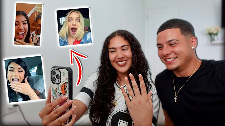 TELLING OUR FRIENDS WE'RE ENGAGED!!