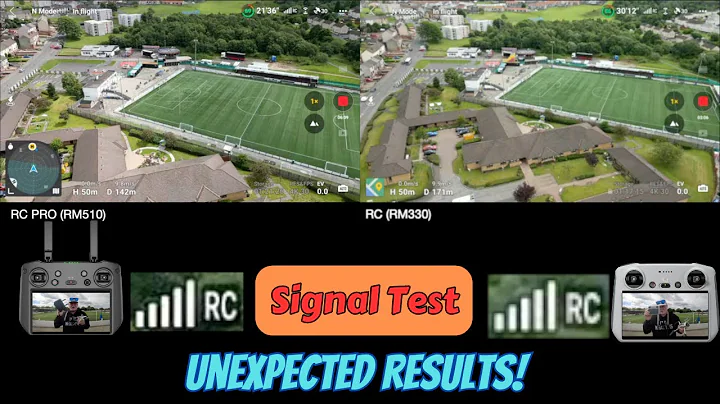 DJI RC Vs DJI RC Pro - Light Urban Area