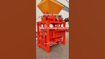 QTJ4-35 concrete block making machinery#blockmachine #brickmakingmachine
