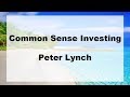 Common Sense Investing Peter Lynch Hindi