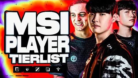 MSI PLAYER TIERLIST ALL ROLES FROM MAJOR REGIONS - CAEDREL - DayDayNews