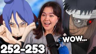 MADARA VS. KONAN! | NARUTO: SHIPPUDEN Episode 252-253 REACTION!