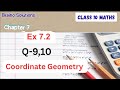 Chapter 7 Ex 7.2 I Q.9,10 I Coordinate Geometry I Maths I Ncert I Cbse I