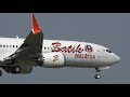 737 MAX 8 Malindo Air 9M-LRF Landing at NRT 16R
