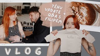 VLOG // Q&A s Filipem, 22. týden těhotenství & kuře na paprice