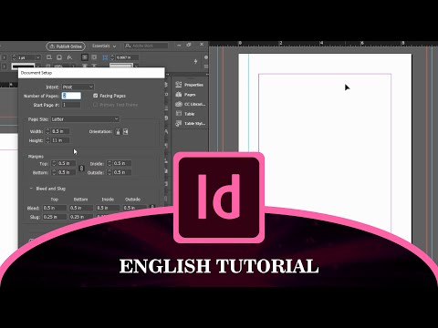 Video: Kā mainīt apdares izmēru programmā InDesign?