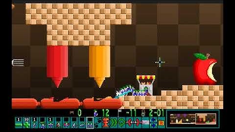 Lemmings World Tour Part 58: in which Arty wins only through a miracle of God