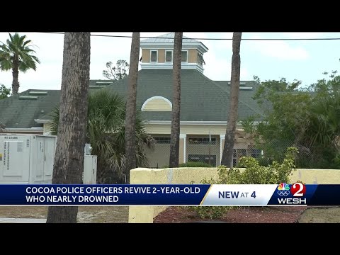 Cocoa police revive 2-year-old after nearly drowning in swimming pool