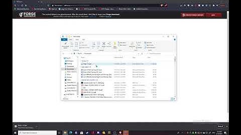 Installing Minecraft Forge without Java.