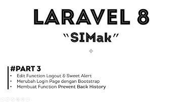 #Part 3 - SI Pencatatan Surat & Disposisi (Laravel 8)