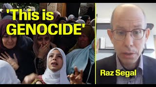 Without A Doubt This Is Genocide Israeli Holocaust Scholar Raz Segal On Israels Assault On Gaza