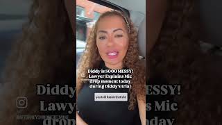 Diddy is SOOO messy! Live from Diddy trial. Mic drop moment at trial!