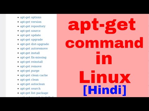 How to use apt-get command in Linux Explanation in Hindi