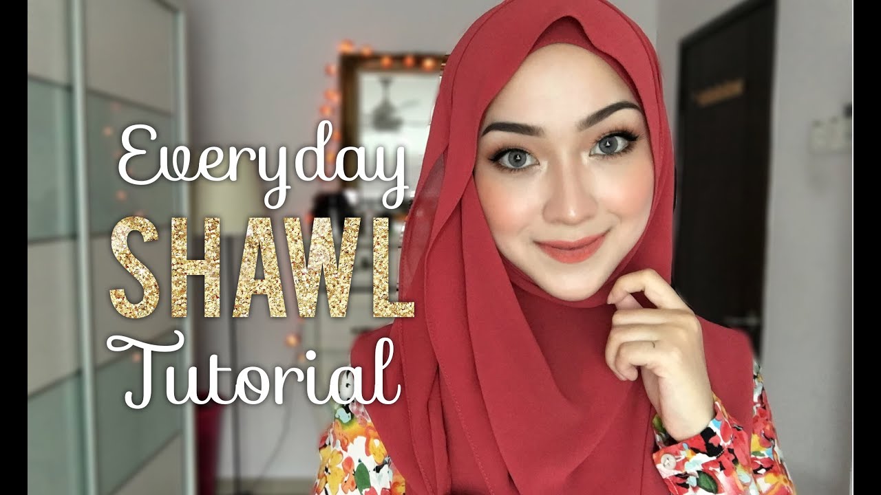 Everyday Shawl Tutorial  2 Hijab Styles  YouTube