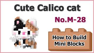 How to Build Calico cat Blocks M-28 Instructions Specifications