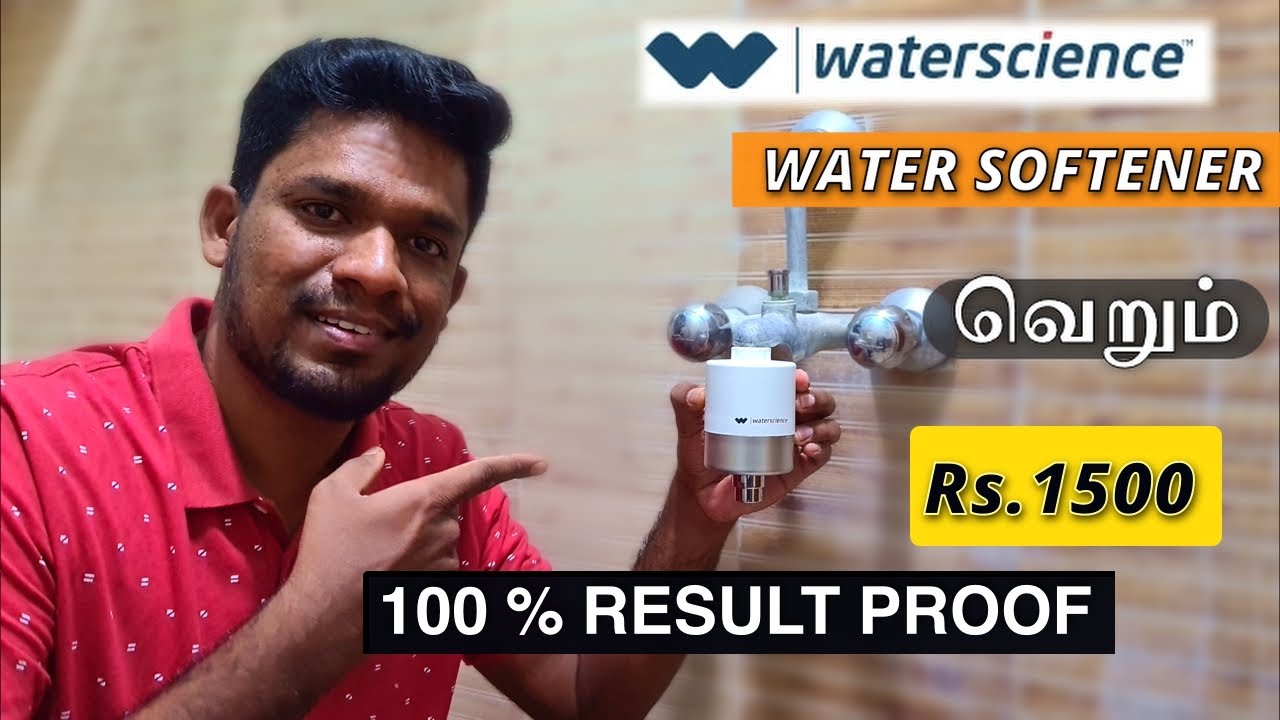 Tap/Shower Water Softener and Filter | Waterscience Hard water softener | Tamil Review - YouTube
