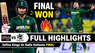 Galle Gallants vs Jaffna Kings LPL 2026 Final Match Full Highlights || Lanka Premier League 2026