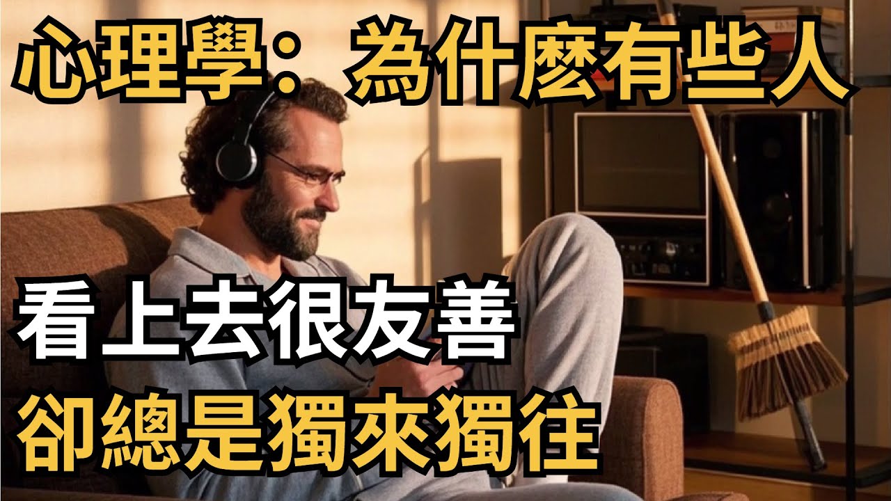 心理學：為什麽有些人看上去很友善，卻總是獨來獨往？【心理造夢坊】#心理學 #心理 #心理分析 #识人术 #为人处世智慧 #情感共鳴