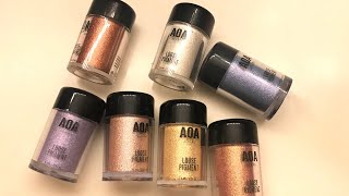 ShopMissA AOA Loose Pigment Swatches! screenshot 4