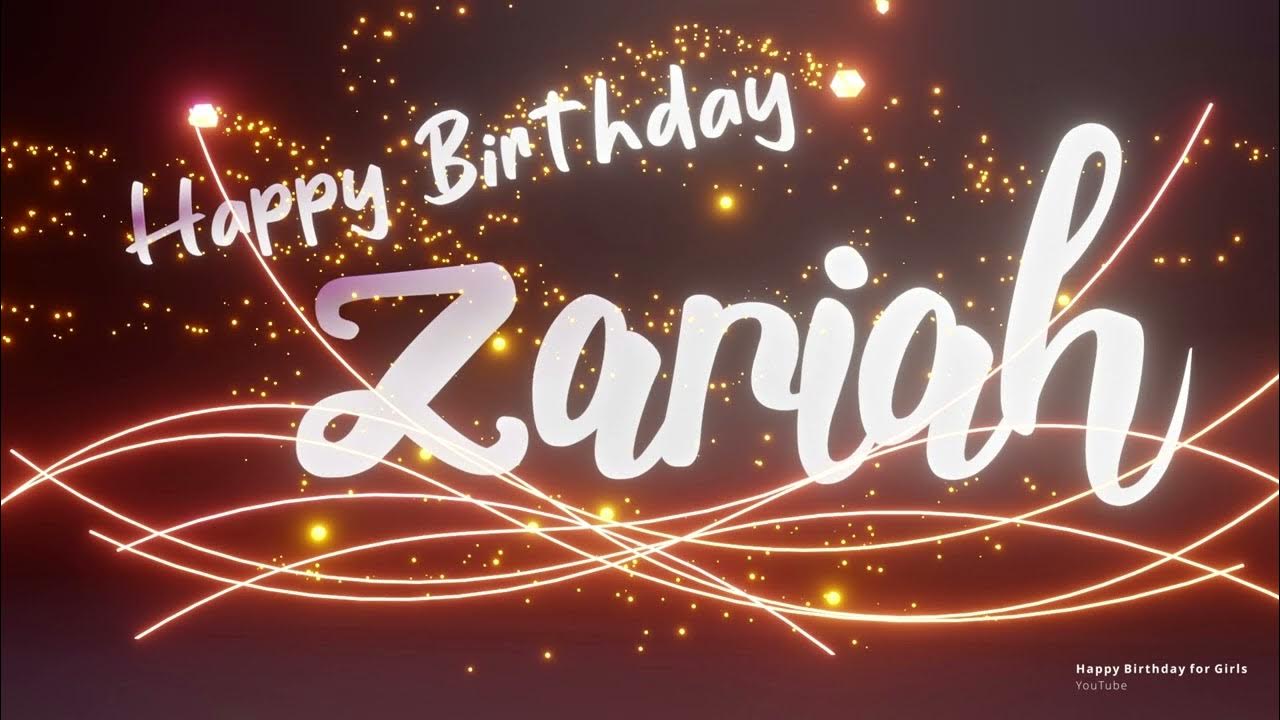 Zariah Birthday Special Video - YouTube