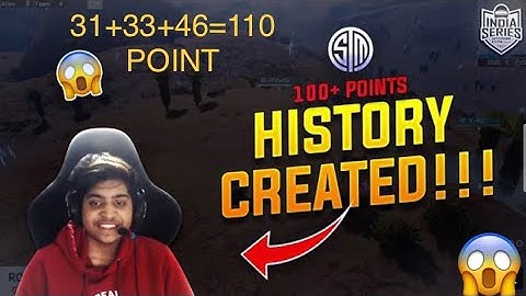 @TSM  31 kills chicken dinner domination in #bgis #bgmi